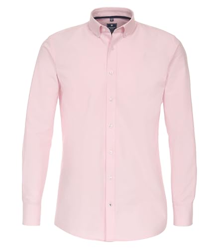 Redmond Freizeithemd Uni Comfort Fit Rosarot 6XL von Redmond