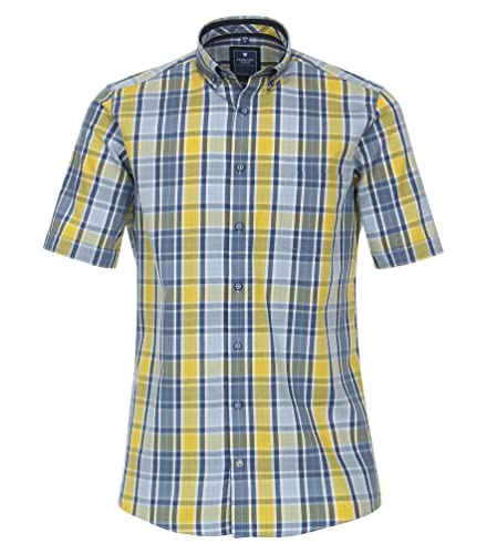 Redmond - Regular Fit - Herren Kurzarm Hemd, (231060999), Größe:XL, Farbe:Blau(10) von Redmond