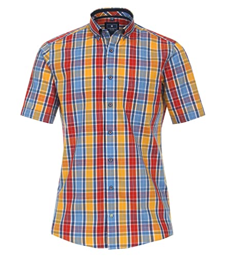 Redmond - Regular Fit - Herren Kurzarm Hemd, (231060999), Größe:XL, Farbe:Rot(50) von Redmond