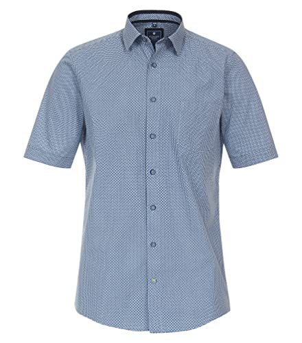 Redmond - Regular Fit - Herren Kurzarm Hemd, (231065999), Größe:3XL, Farbe:Blau(10) von Redmond