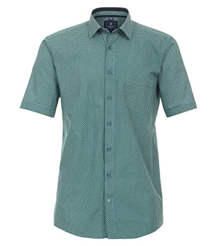 Redmond - Regular Fit - Herren Kurzarm Hemd, (231065999), Größe:3XL, Farbe:Grün(60) von Redmond