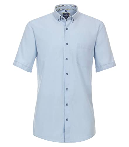 Redmond - Regular Fit - Herren Kurzarm Hemd, (231070999), Größe:XL, Farbe:Blau(10) von Redmond