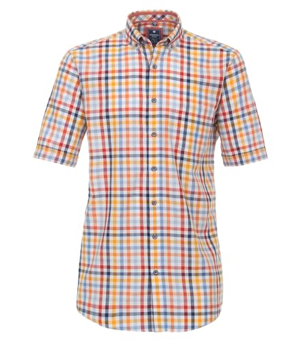 Redmond - Regular Fit - Herren Kurzarm Hemd, (231075999), Größe:M, Farbe:Rot(50) von Redmond