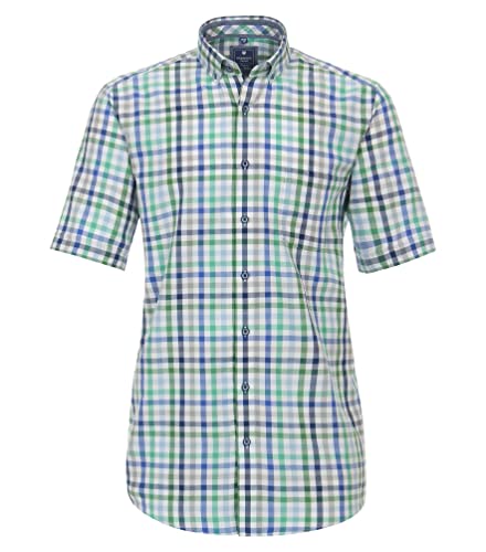 Redmond - Regular Fit - Herren Kurzarm Hemd, (231075999), Größe:XL, Farbe:Grün(60) von Redmond