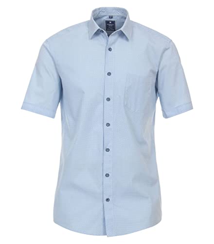 Redmond - Regular Fit - Herren Kurzarm Hemd, (231080999), Größe:L, Farbe:Blau(10) von Redmond