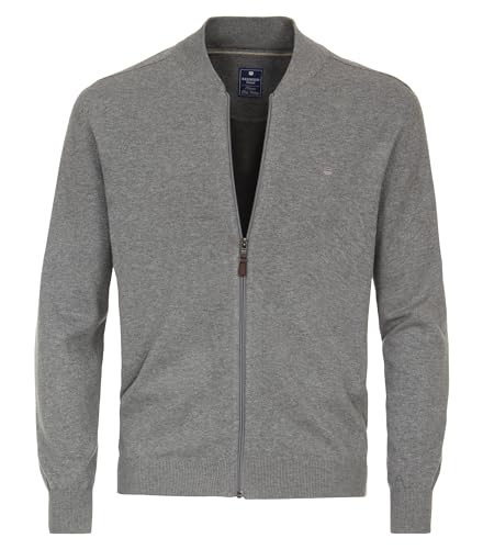 Redmond - Regular Fit - Herren Strickjacke (Art.Nr.: 685), Größe:5XL, Farbe:Grau(70) von Redmond