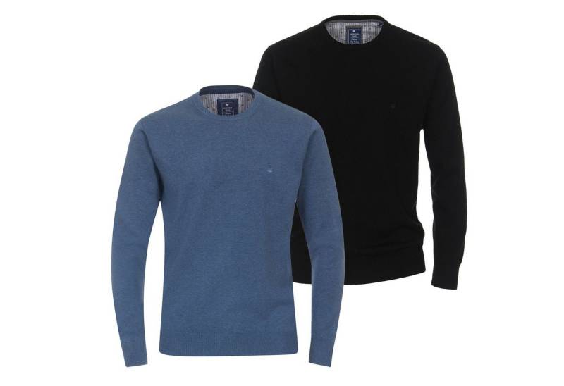 Redmond Rundhalspullover Pullover (1-tlg) hochwertige Qualität mit Rundhals-Ausschnitt im 2er Pack von Redmond