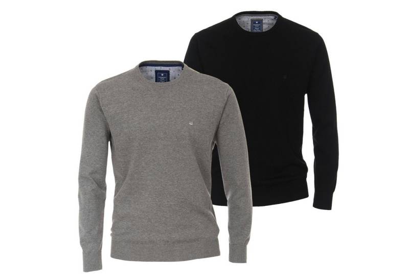 Redmond Rundhalspullover Pullover (1-tlg) hochwertige Qualität mit Rundhals-Ausschnitt im 2er Pack von Redmond