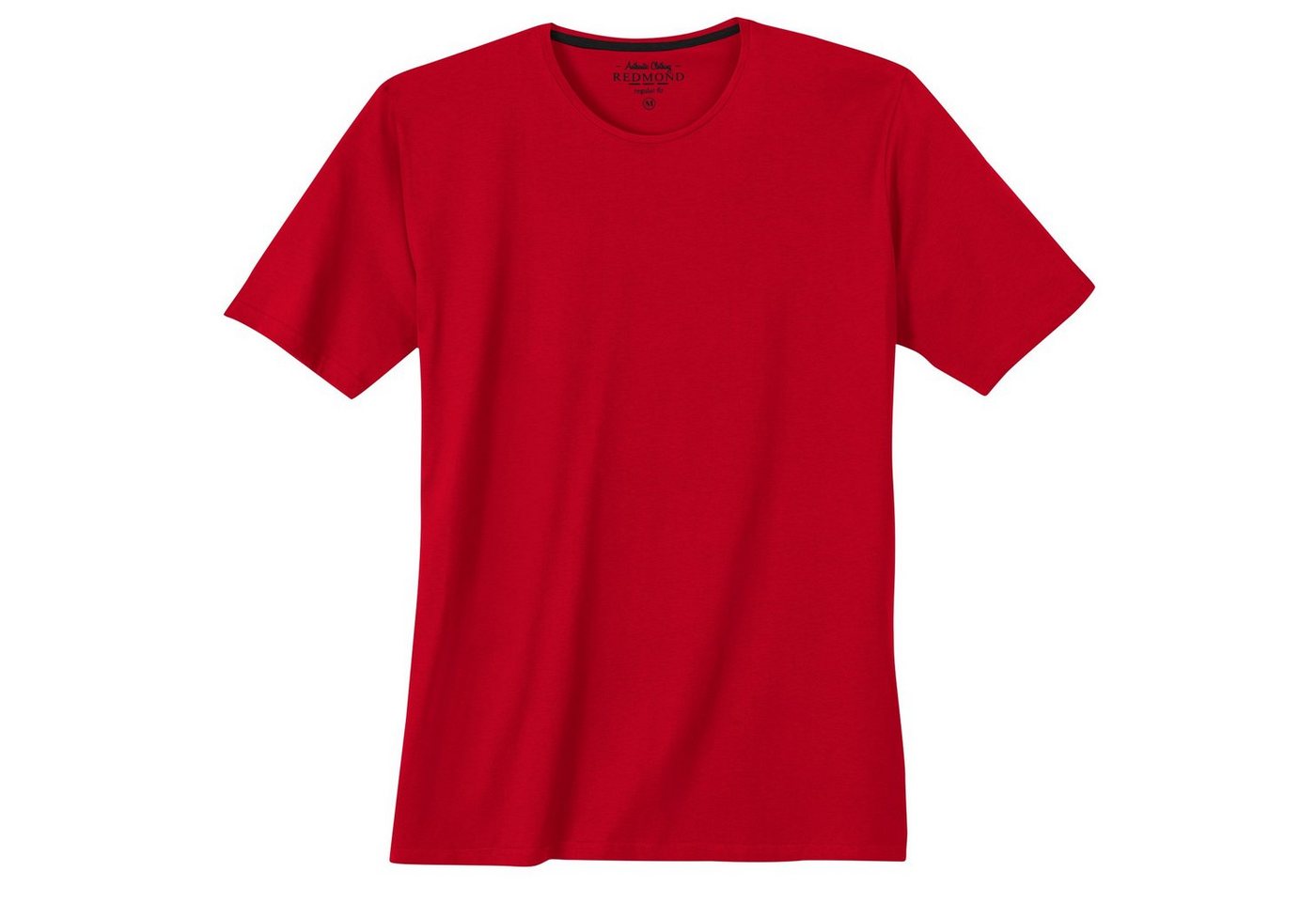 Redmond Rundhalsshirt Übergrößen Herren T-Shirt rot Redmond von Redmond
