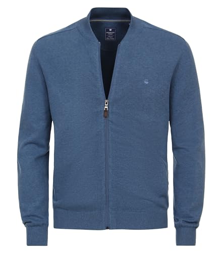 Redmond - Regular Fit - Herren Strickjacke (Art.Nr.: 685), Größe:4XL, Farbe:Blau (121) von Redmond