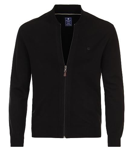Redmond - Regular Fit - Herren Strickjacke (Art.Nr.: 685), Größe:4XL, Farbe:Schwarz(90) von Redmond