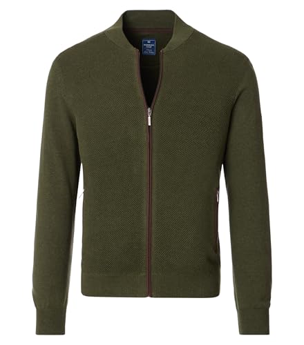 Redmond - Casual Fit - Herren Cardigan College Strickjacke (Art.Nr.: 627), Größe:XXL, Farbe:Grün (631) von Redmond