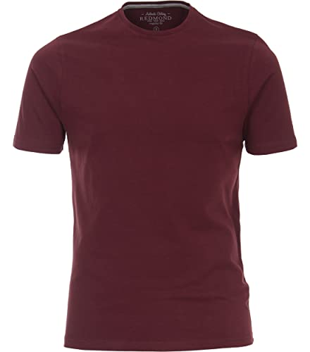 Redmond T-Shirt Uni 55 rot - rosa 4XL von Redmond