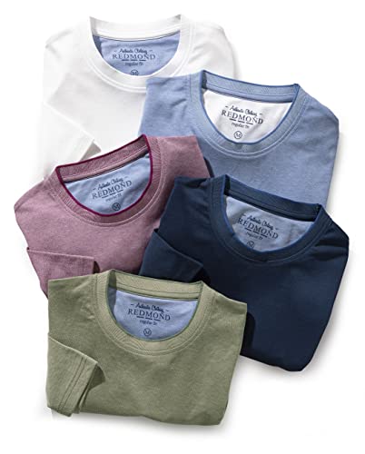 Redmond T-Shirt Uni nah 12 blau XXL von Redmond