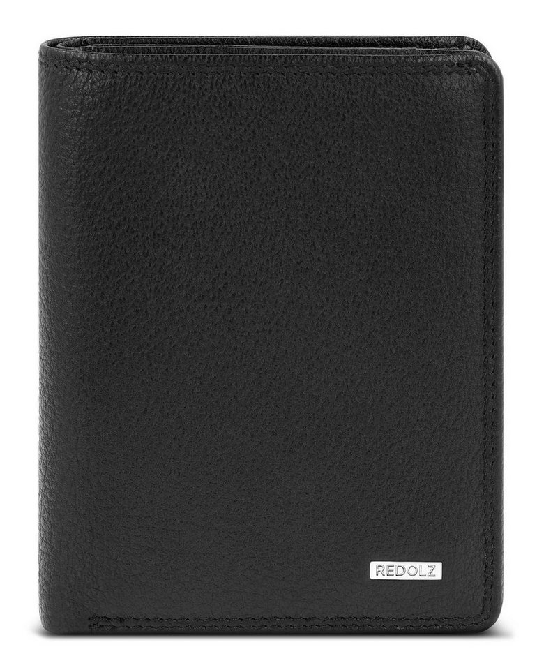 Redolz Geldbörse Wallet Side Flap 8CC, aus echtem Leder mit RFID-Blocker Schutz von Redolz