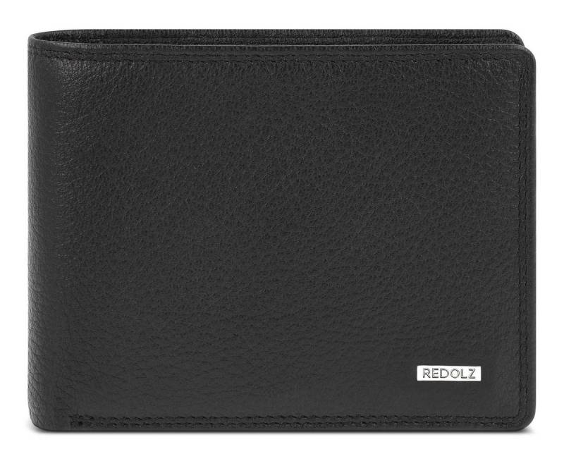 Redolz Geldbörse Wallet Side Flap 8CC, aus echtem Leder mit RFID-Blocker Schutz von Redolz