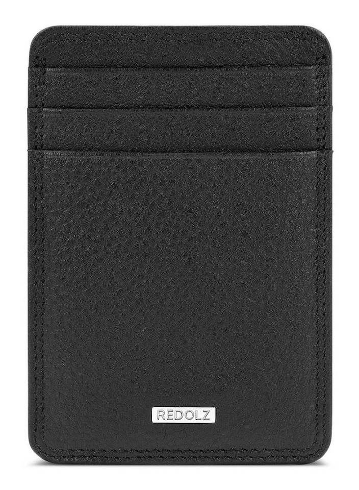 Redolz Geldscheinklammer Money Clip, aus echtem Leder mit RFID-Blocker Schutz von Redolz