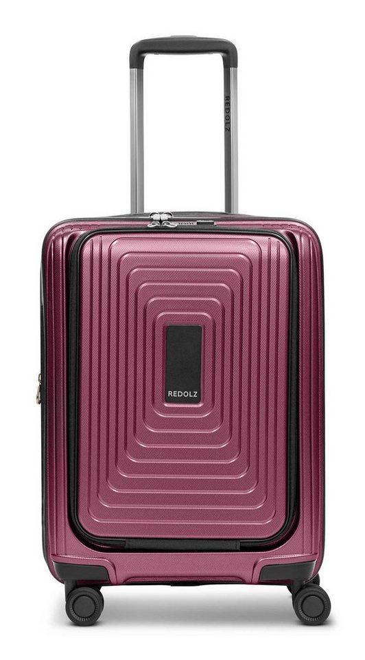 Redolz Hartschalen-Trolley Trolley (Exp. With Front Pocket), 4 Rollen von Redolz
