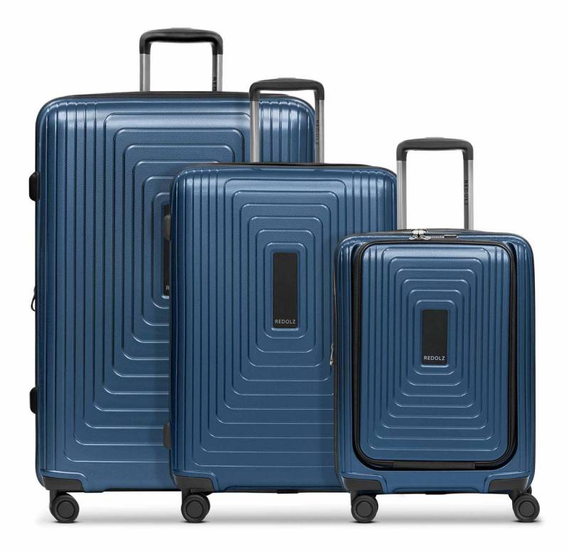 Redolz Trolleyset Trolley Set 3-teilig (S Exp. Front Pocket), 4 Rollen, (Set, 3 tlg) von Redolz