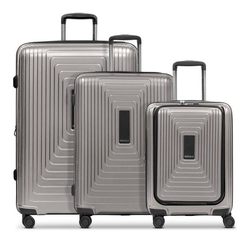 Redolz Trolleyset Trolley Set 3-teilig (S Exp. Front Pocket), 4 Rollen, (Set, 3 tlg) von Redolz