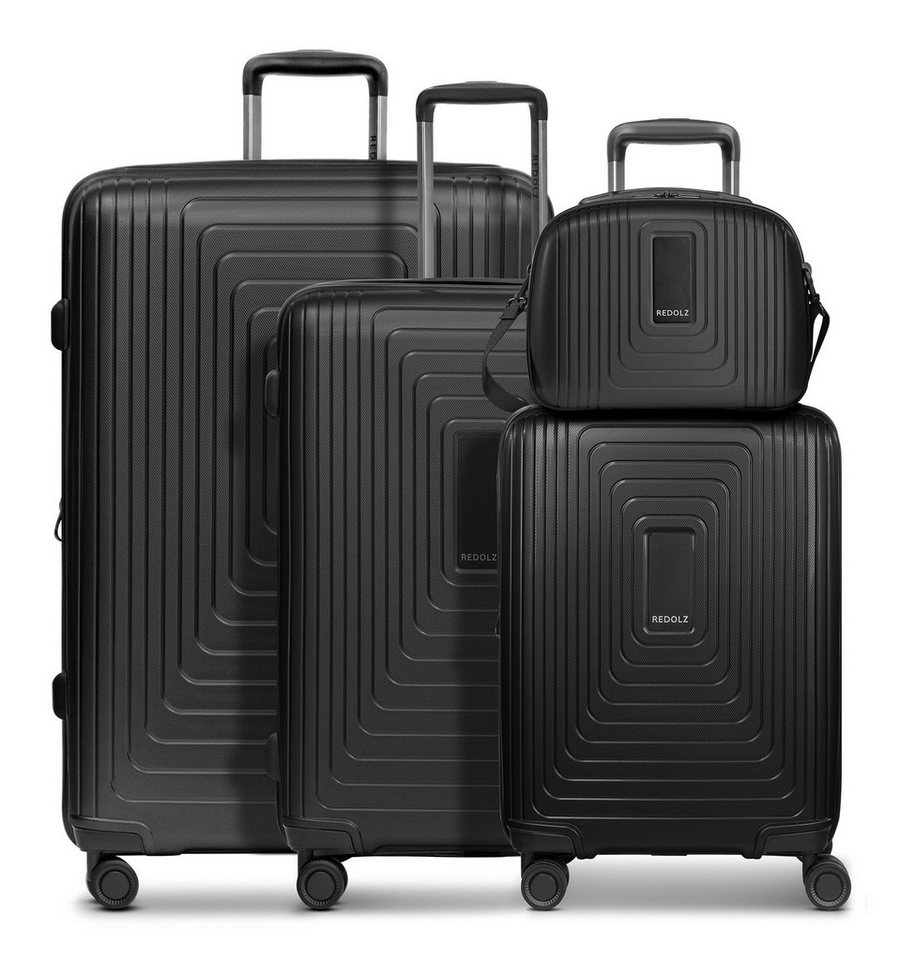 Redolz Trolleyset Trolley Set 4-teilig (S Exp. + Beauty Case), 4 Rollen, (Set, 4 tlg) von Redolz