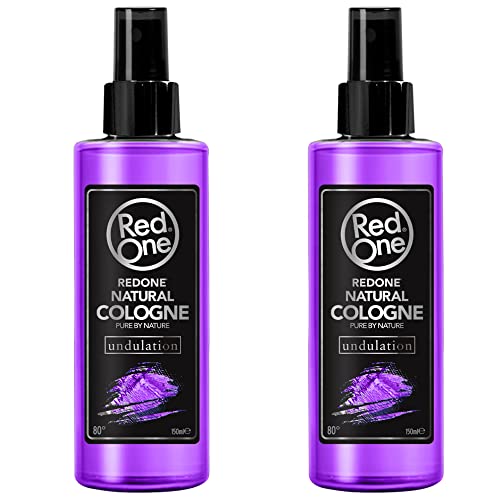 RedOne Aftershave Natural Barber Spray Cologne – Undulation 2x 150ml | Langanhaltender Duft | Premium Pflegeprodukt | 2 Stück von Redone
