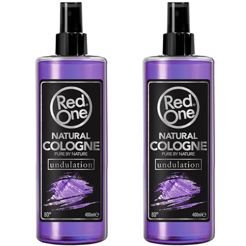 RedOne Aftershave Natural Barber Spray Cologne – Undulation 2x 400ml | Langanhaltender Duft | Premium Pflegeprodukt | 2 Stück von Redone