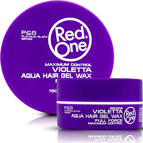 RedOne Aquatic Haarwachs Violett 150ml | Kantenkontrolle | Ultra Halt | Haarwachs für Männer und Frauen | Lavendelduft | Maximale Kontrolle von Redone