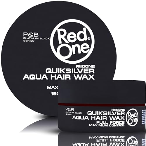 RedOne Aquatisches Haarwachs Grau 150ml | Kantenkontrolle | Ultra-Halt | Haarwachs für Männer und Frauen | Wassermelonenduft | Maximale Kontrolle von Redone