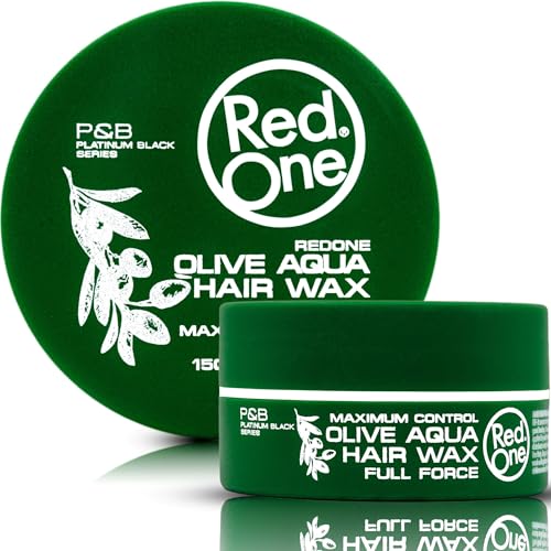 RedOne Aquatisches Haarwachs Olive 150ml | Nährendes | Ultra-Hold | Hair Wax für Männer und Frauen | Olivenduft | Maximale Kontrolle von Redone
