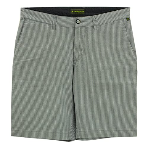 redpoint, Surray, Herren Kurze Jeans Shorts Bermudas Popeline Mit Stretch Blau Weiß Gestreift W 40 D 56 von redpoint