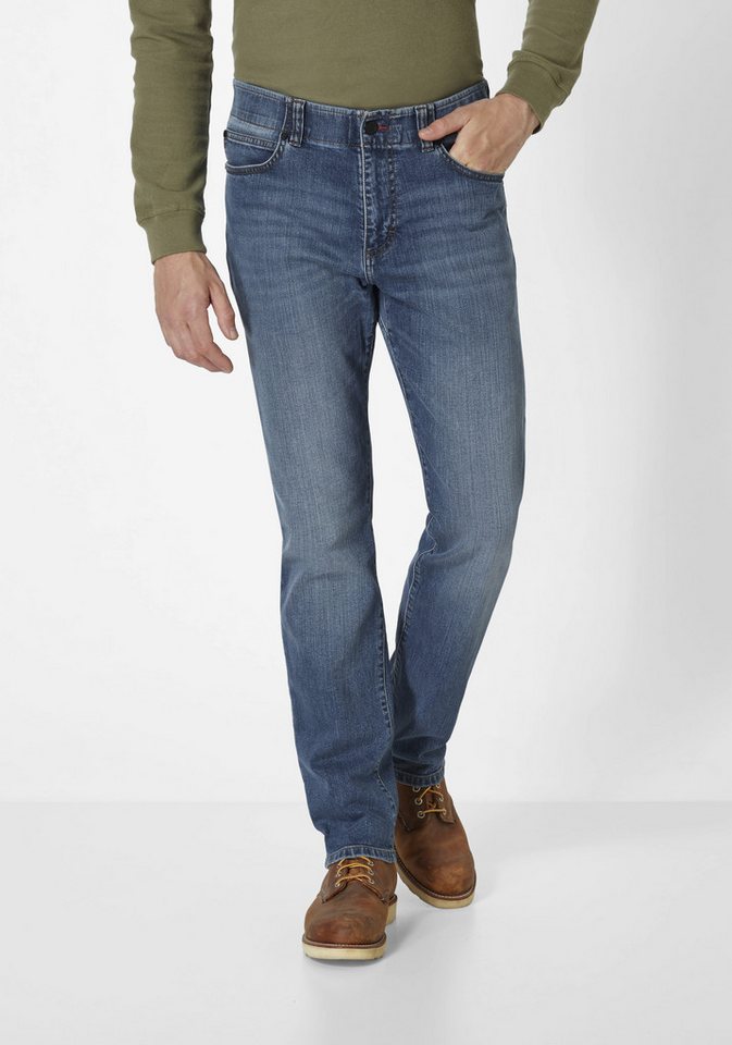 Redpoint 5-Pocket-Jeans TORONTO Modern Straight Stretch Jeans mit dehnbarem Bund von Redpoint