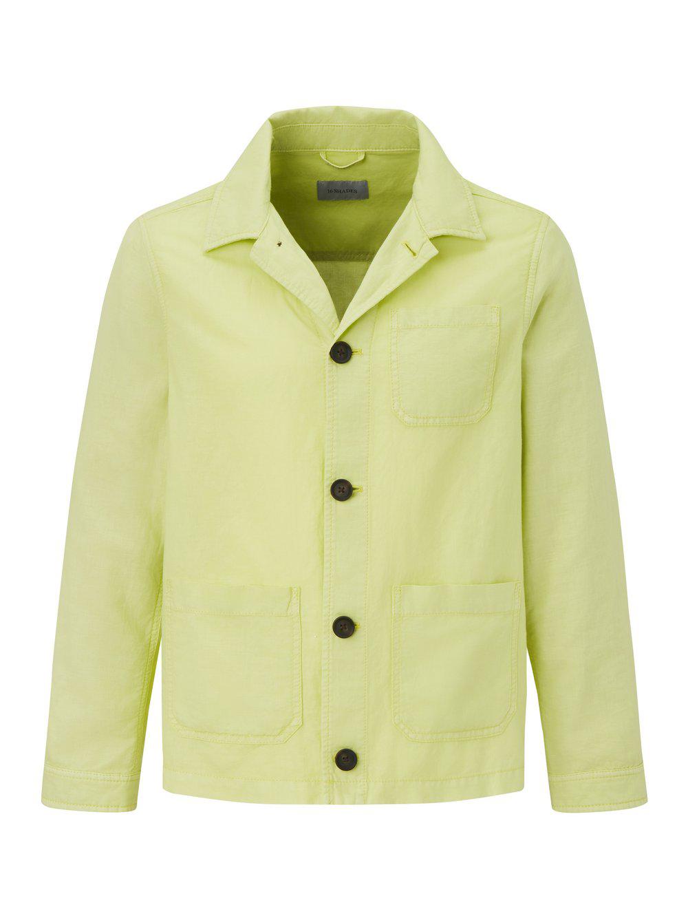 Redpoint Hemdjacke Herren Leinen, limone von Redpoint