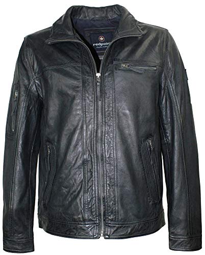 Redpoint - Herren Lederjacke Neuseeländisches Lammnappa anthrazit Größe 66 von Redpoint