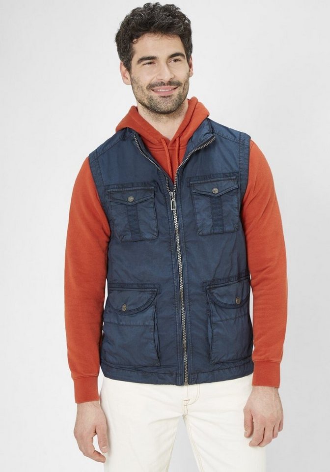 Redpoint Kurzweste BUSTER Weste im Fieldjacket Stil aus reiner Baumwolle von Redpoint