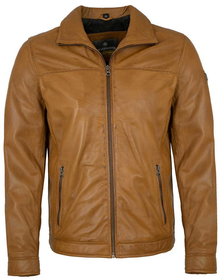 Redpoint Lederjacke Matteo Redpoint - Herren Lederjacke Lammnappa haselnuss von Redpoint