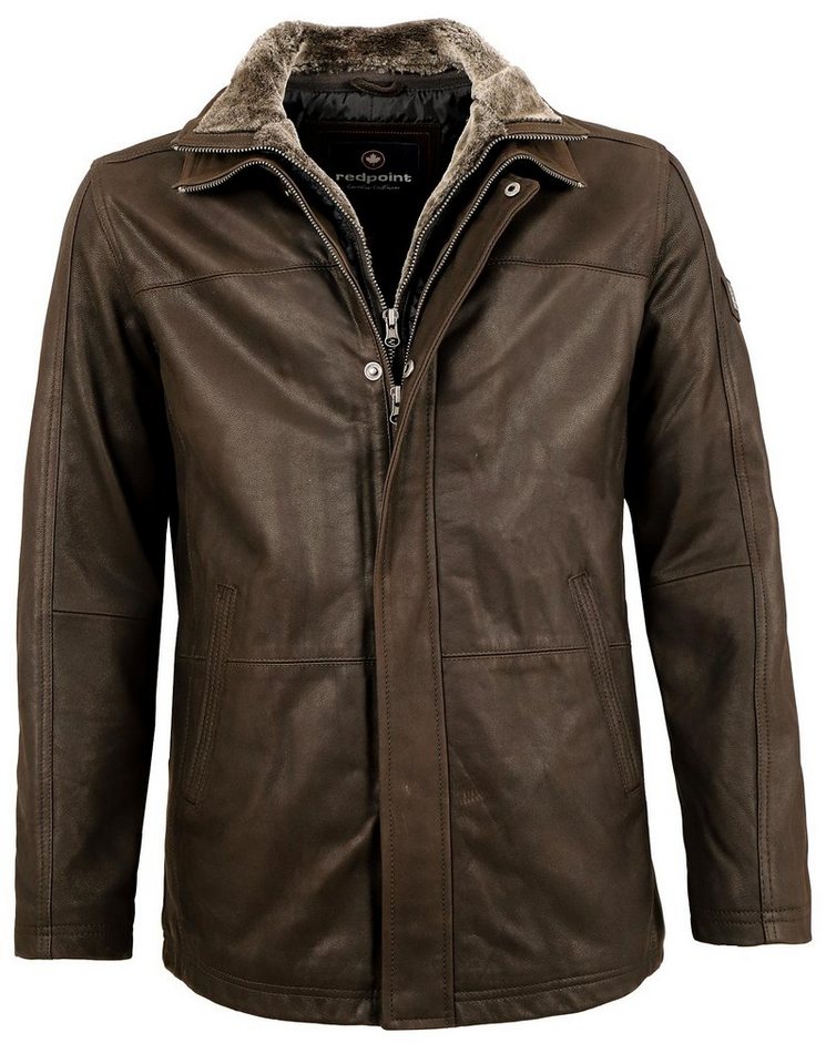 Redpoint Lederjacke Redpoint - Herren Lederjacke Longjacke Ziegenleder dunkelbraun von Redpoint