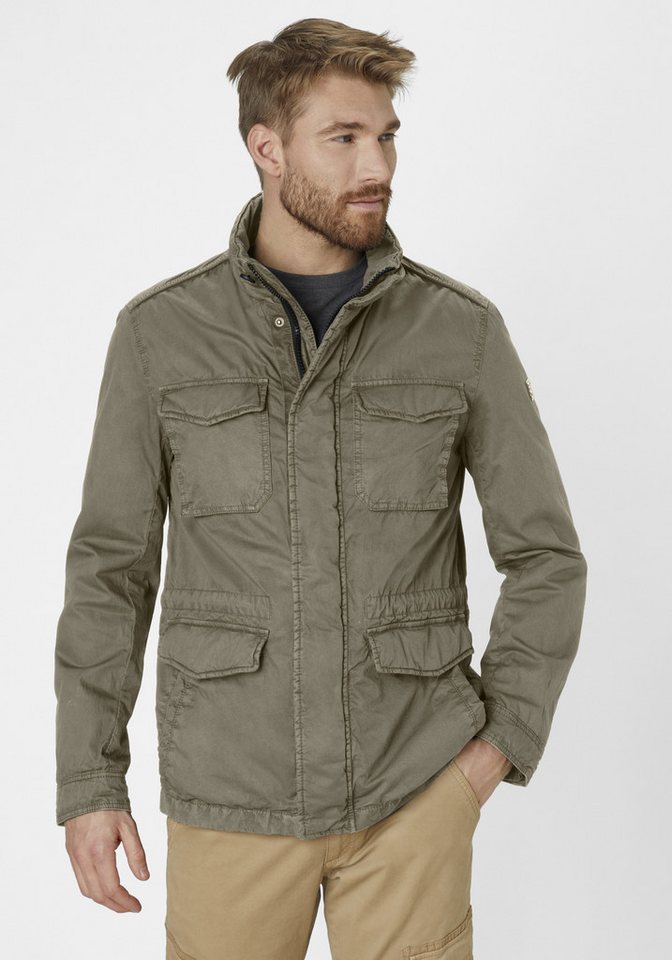 Redpoint Sommerjacke BUD Modern Fit Fieldjacket aus reiner Baumwolle von Redpoint