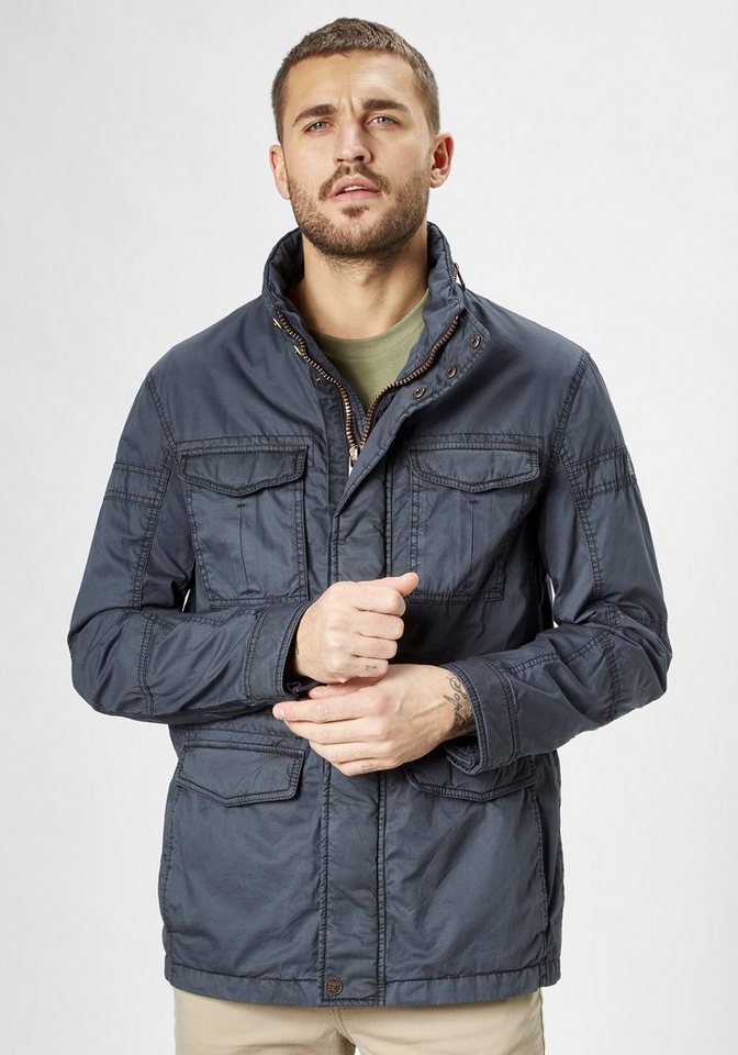 Redpoint Sommerjacke Brent Modern Fit Fieldjacket aus reiner Baumwolle von Redpoint