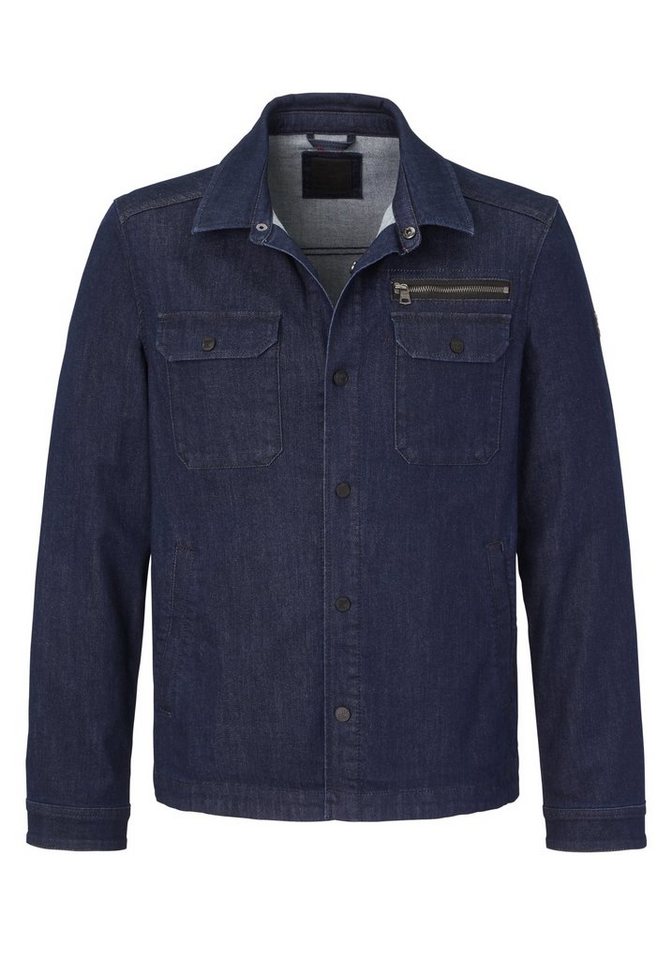 Redpoint Sommerjacke Jay leichte Denim Hemdjacke mit Eco Cotton von Redpoint