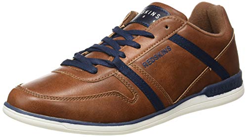 Redskins Herren Idrisso Sneaker, Braun (Cognac+Marine 2p) von Redskins