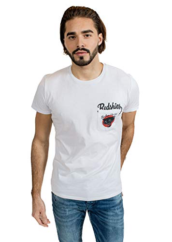 Redskins Herren Unit PIMS T-Shirt, weiß, L von Redskins