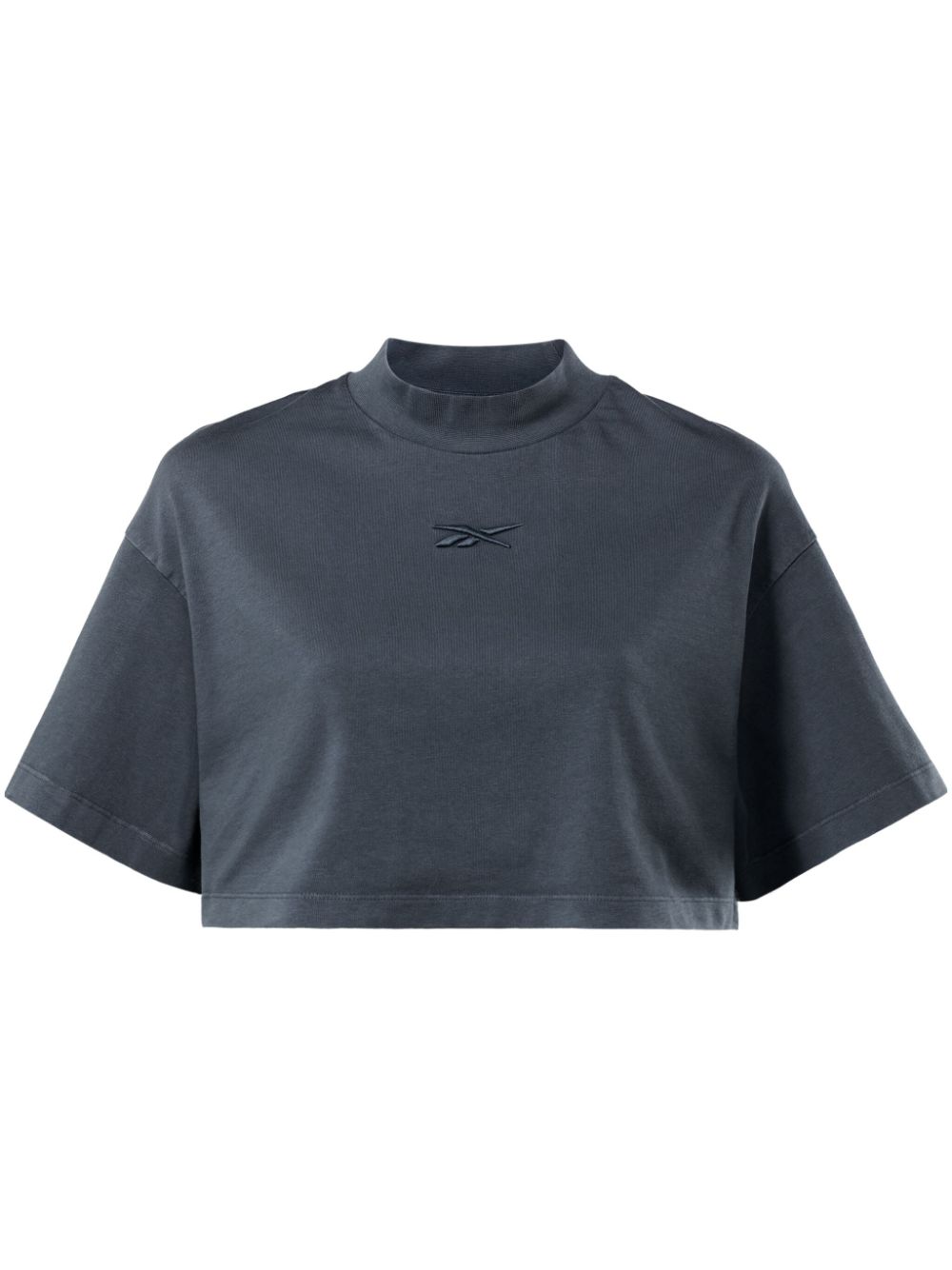 Reebok LTD Cropped-T-Shirt mit Logo-Stickerei - Blau von Reebok LTD