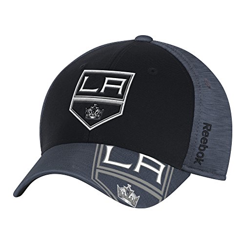 NHL Los Angeles Kings Herren Playoff Team Cap, Größe S/M, Schwarz von Reebok