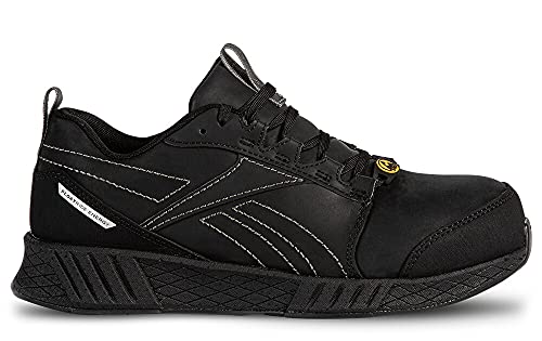 Reebok - Chaussures de sécurité Basses Noire en Cuir embout Composite Fusion S3 SRC ESD 44 Noir von Reebok