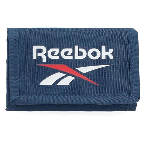 Reebok Ashland Geldbörse mit Geldbörse, Blau, 13 x 8 x 2,5 cm, Polyester von Joumma Bags, blau, Talla única, Geldbörse mit Geldbörse von Reebok