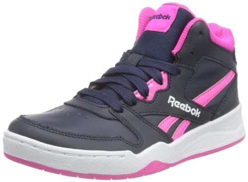 Reebok Bb4500 Court Sneaker, Vector Navy Laser Pink F23 FTWR White, 30.5 EU von Reebok
