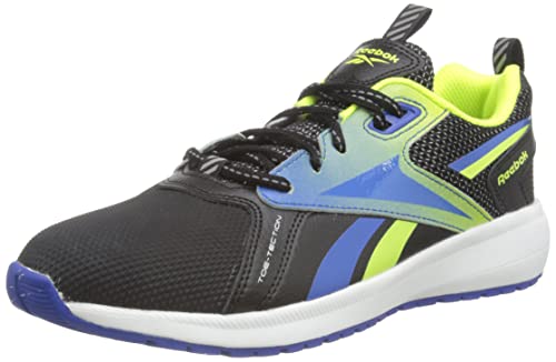 Reebok Baby-Jungen Durable XT Sneaker, Core Black/Vector Blue/Acid Yellow, 28 EU von Reebok