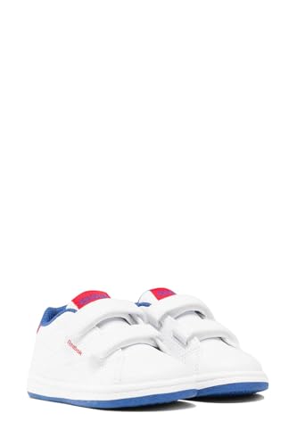 Reebok Baby-Jungen RBK ROYAL Complete CLN 2.0 2V Sneaker, White/BOUNDLESSBLUE/VECTORRED, 26 EU von Reebok