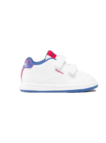 Reebok Baby-Jungen RBK ROYAL Complete CLN 2.0 2V Tennisschuhe, White/BOUNDLESSBLUE/VECTORRED, 26 EU von Reebok